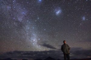 Güney Amerika'dan Macellan Bulutsuları ve Samanyolu. Bolivya. Sony RX100 IV. Magellanic Clouds from South America. Bolivia. Sony RX100 IV.